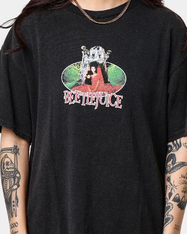 American Thrift X Beetlejuice Lydia Vintage T-Shirt Vintage Black