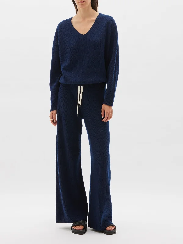 cashmere weekend track pant