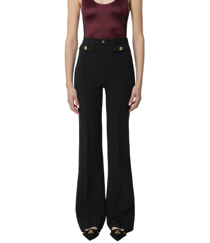 Elisabetta Franchi pantalone nero donna