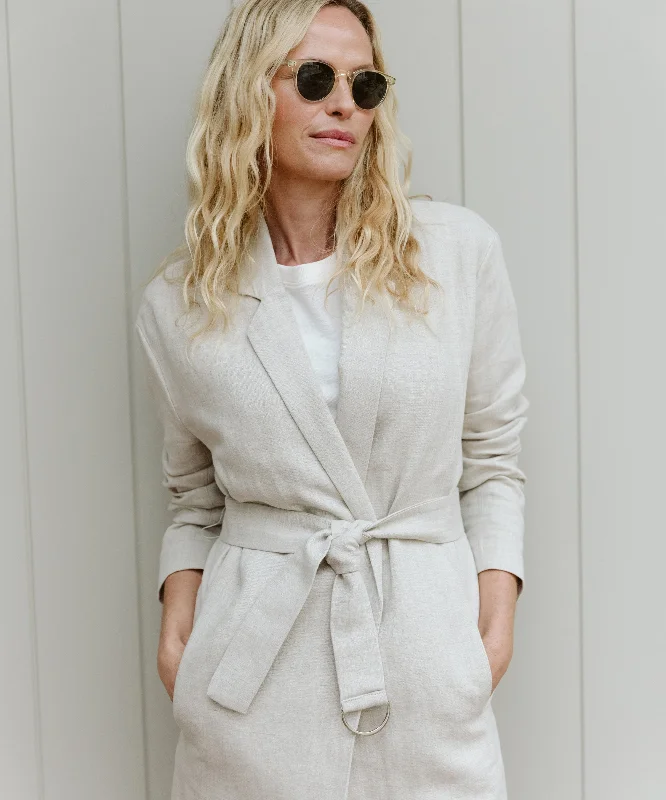 Linen Trench Coat