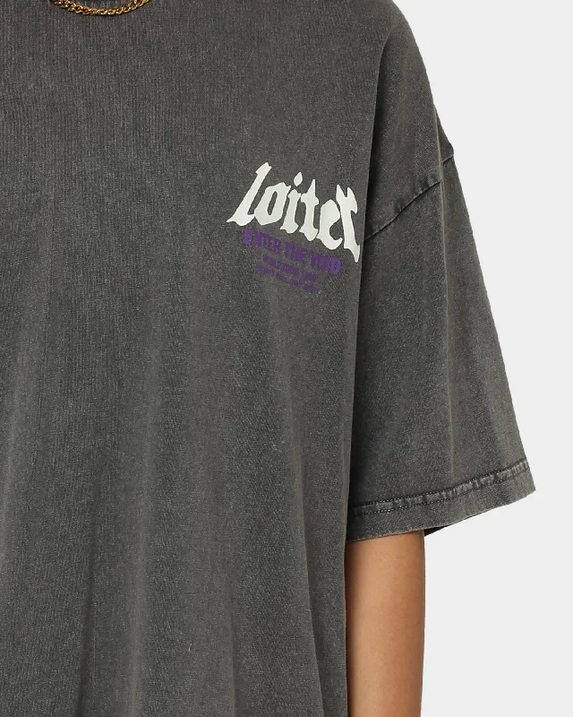 Loiter Retrograde Vintage T-Shirt Charcoal