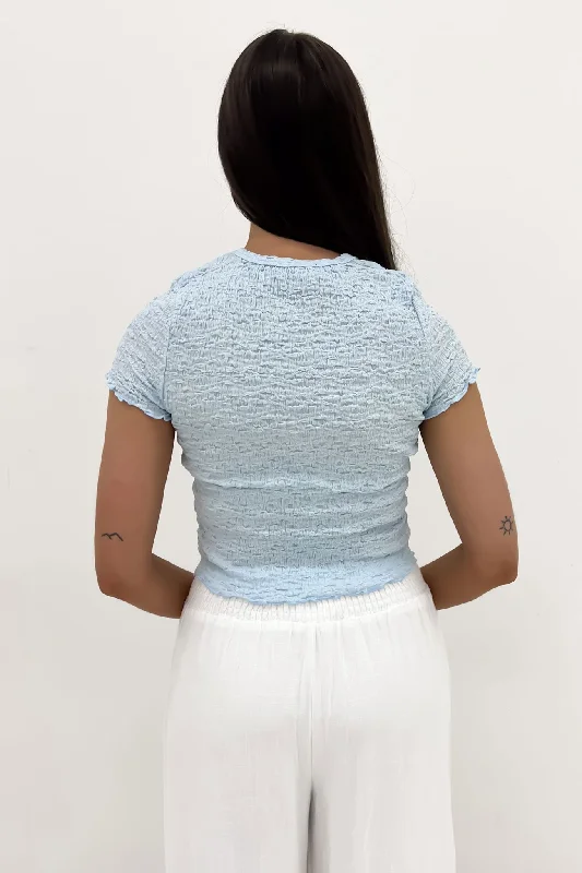 Lyla Baby Tee Light Blue