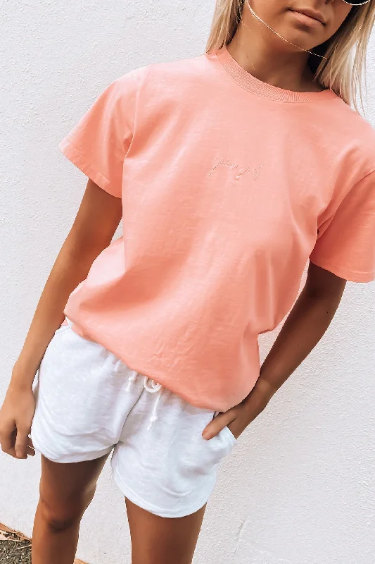 Signature Tee Peach