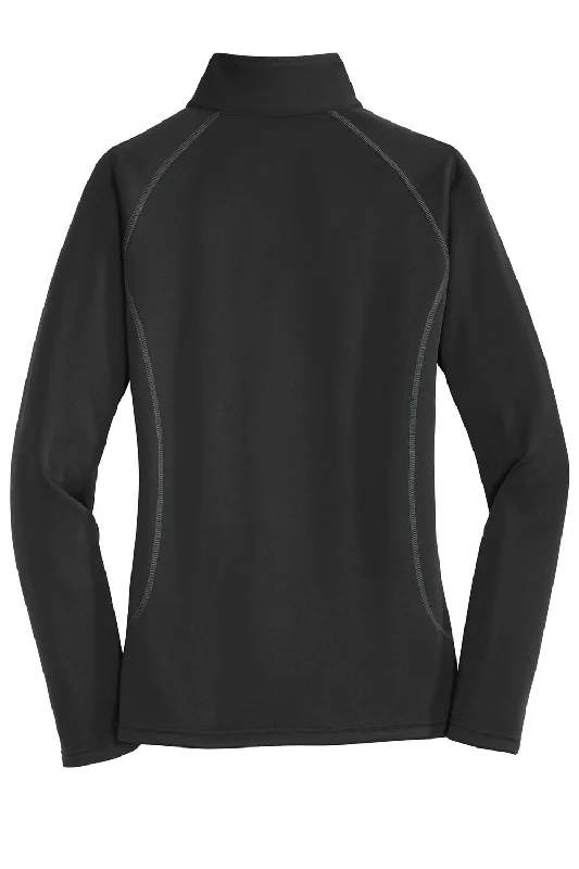 Eddie Bauer Womens Smooth Fleece 1/4 Zip Sweatshirt - Black