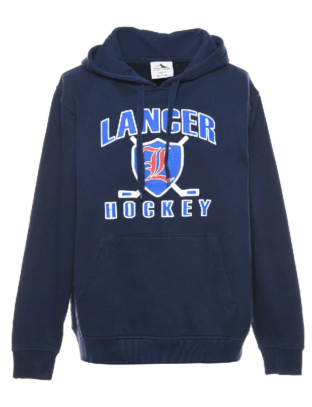 Hockey Hooded Sports Sweatshirt - L