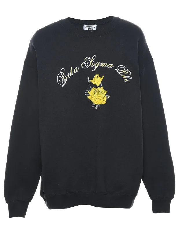 Lee Beta Sigma Lhi Printed Sweatshirt - L