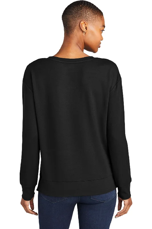 Ogio Womens Luuma Flex V-Neck Sweatshirt - Blacktop