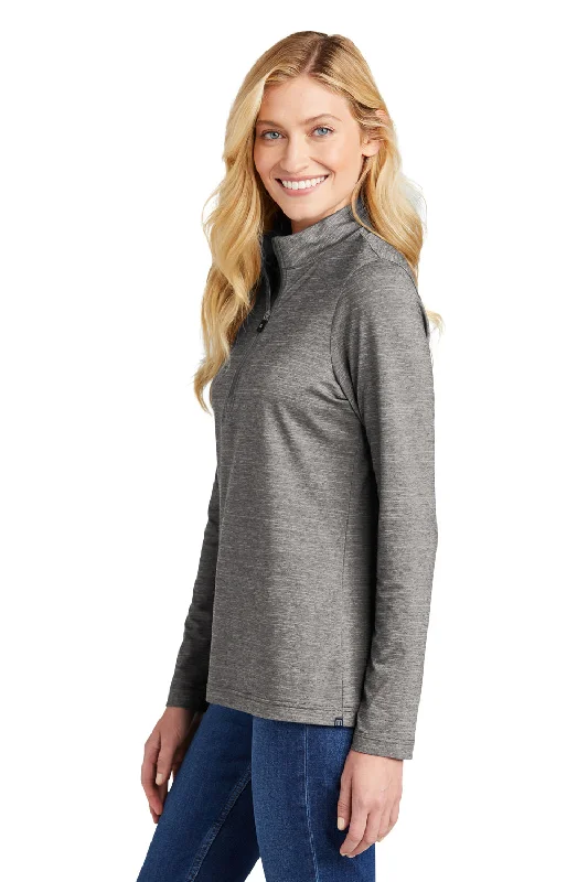 TravisMathew Womens Crestview 1/4 Zip Sweatshirt - Heather Grey