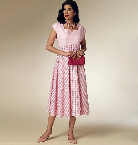 Butterick 6212 Misses' Retro Dress Pattern