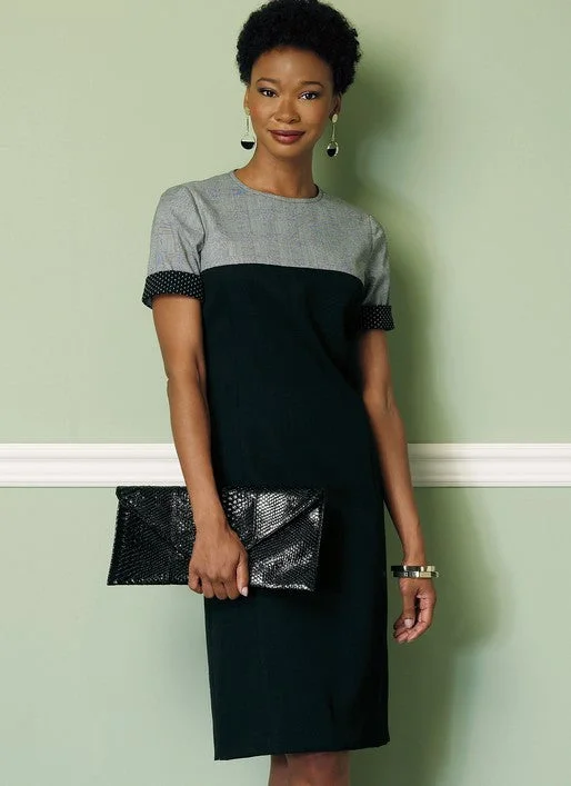Butterick 6410 Misses'/Miss Petite Paneled Dresses with Yokes Pattern