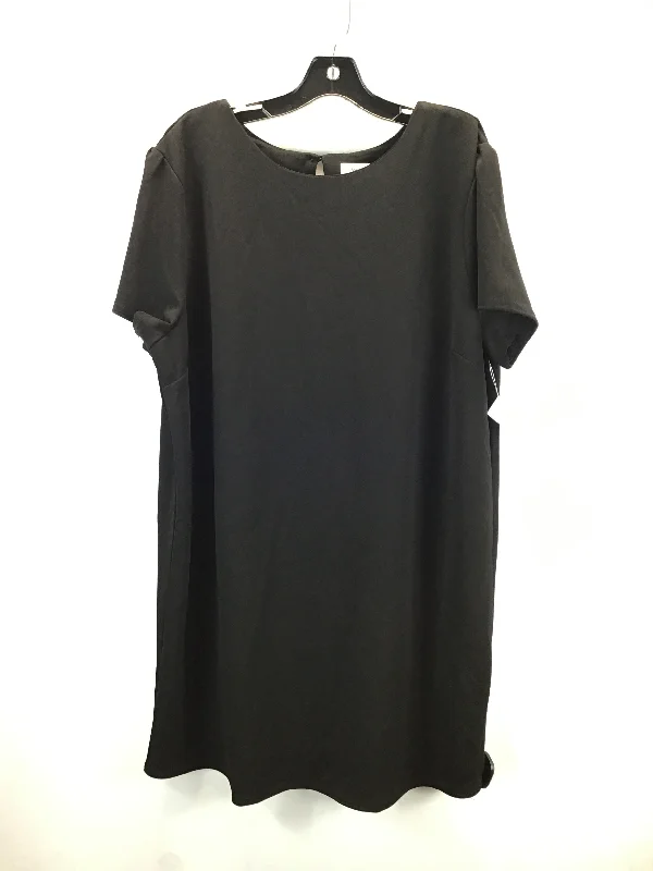 Dress Casual Short By She + Sky In Black, Size: 2x