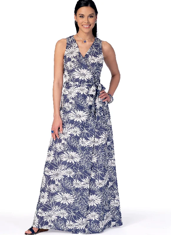 M7406 Dresses and belt McCalls pattern