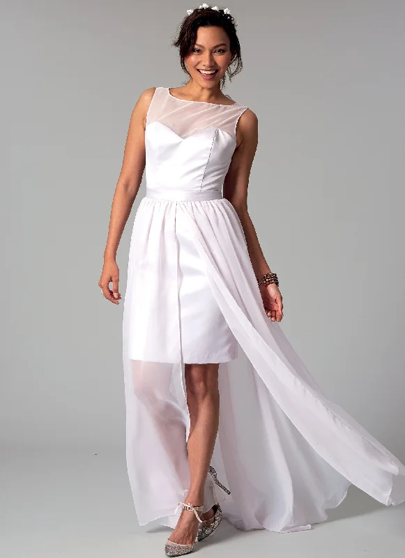 M7507 Misses' Mix-and-Match Sweetheart Bridal Dresses