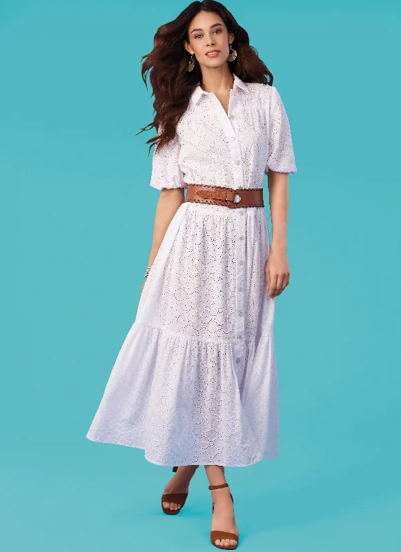 McCalls 8285 Misses' Top and Dresses sewing pattern