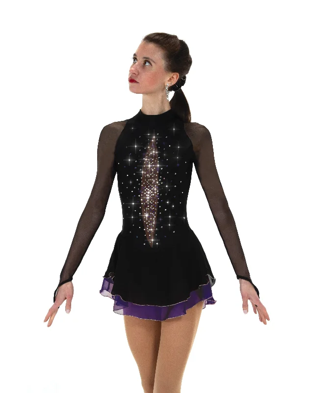 Solitaire F24022R Accent Skirt Dress Crystals Youth