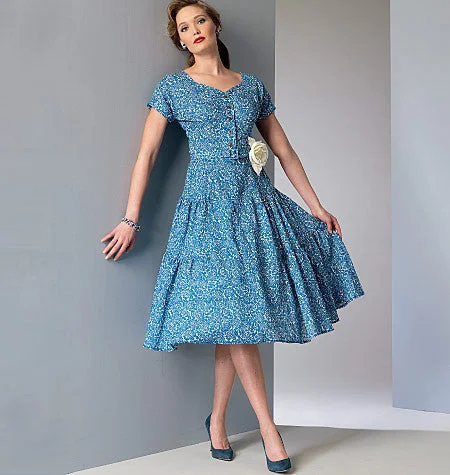 Vogue Pattern 9106 Dress and Belt | Vintage Vogue