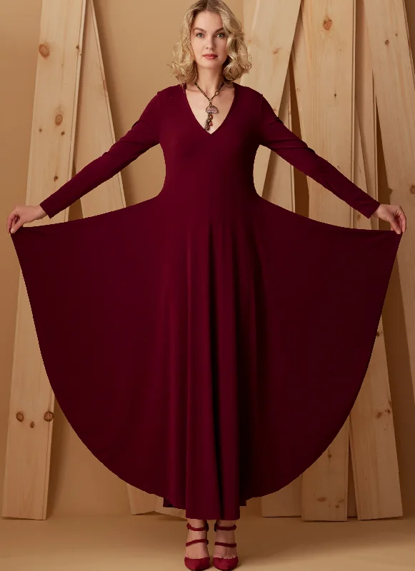 Vogue Pattern 9268 Knit, V-Neck, Draped Dresses | Kathryn Brenne