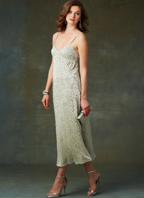 Vogue Pattern 9278 Slip-Style Dress with Back Zipper
