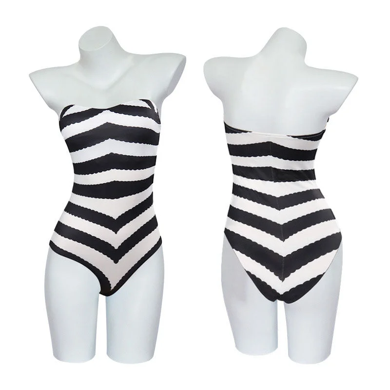 Barbie 2023 Film Barbie Bikini Cosplay Costumes Tie-side bikini, Adjustable fit, Comfortable, Sexy Barbie 2023 Film Barbie Bikini Cosplay Costumes Tie-side bikini, Adjustable fit, Comfortable, Sexy