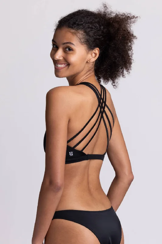 Jada Bikini Top - Black Bikini with straps, Adjustable, Sexy, Trendy