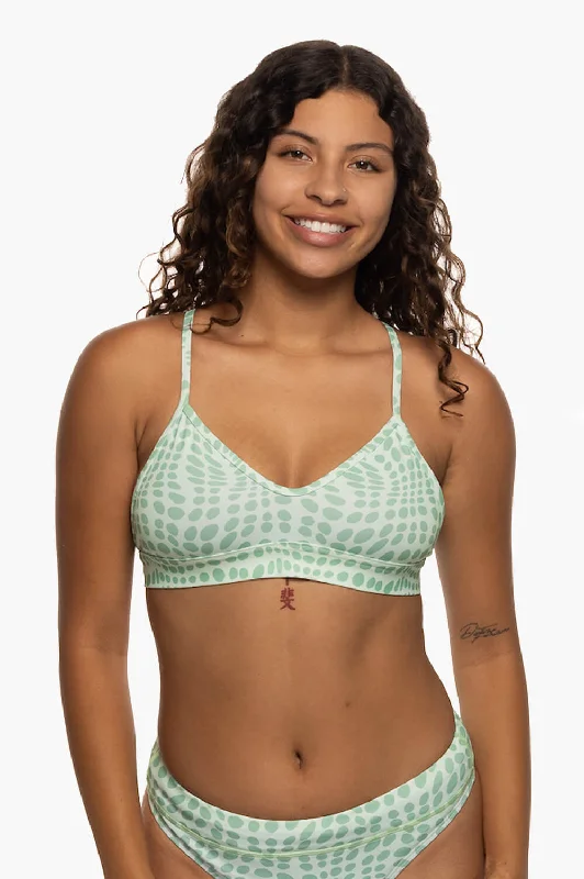 Mara Bikini Top - Safari Ruffle bikini, Feminine, Trendy, Sexy