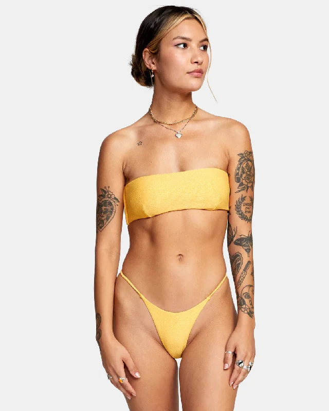 Brightside Bandeau Bikini Top - Marigold Halter bikini top, Sexy, Chic, Comfortable