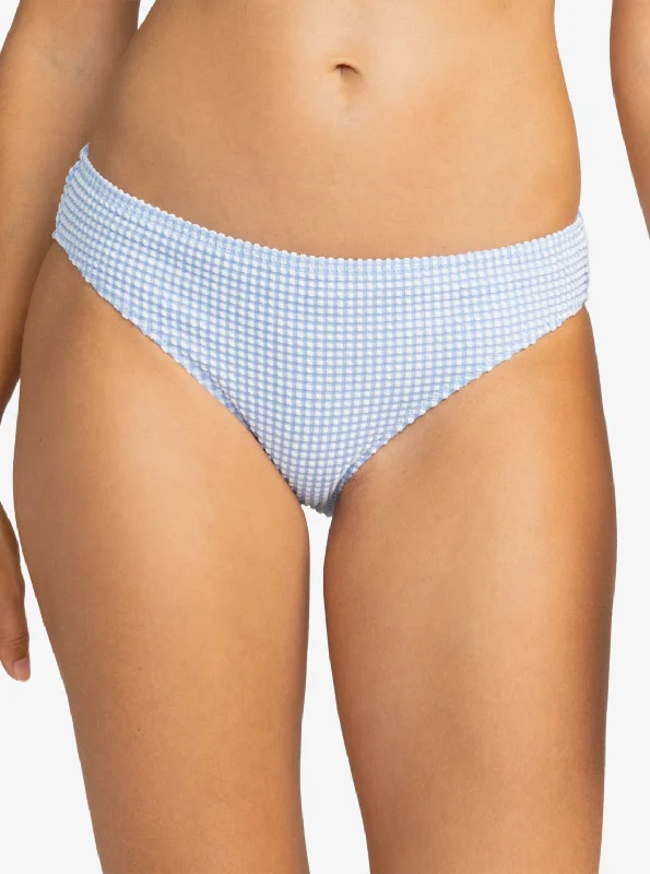 Gingham Hipster Bikini Bottoms - Bel Air Blue Minivich High-neck bikini top, Sexy, Trendy, Fashionable Gingham Hipster Bikini Bottoms - Bel Air Blue Minivich High-neck bikini top, Sexy, Trendy, Fashionable
