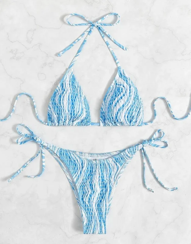 Halter Triangle Bikini Strapless bikini top, Chic, Comfortable, Sexy