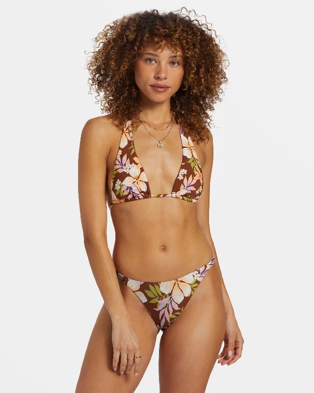 Jungle Bliss Multi-Way Triangle Bikini Top - Toasted Coconut Lace-up back bikini, Sexy, Trendy, Comfortable Jungle Bliss Multi-Way Triangle Bikini Top - Toasted Coconut Lace-up back bikini, Sexy, Trendy, Comfortable