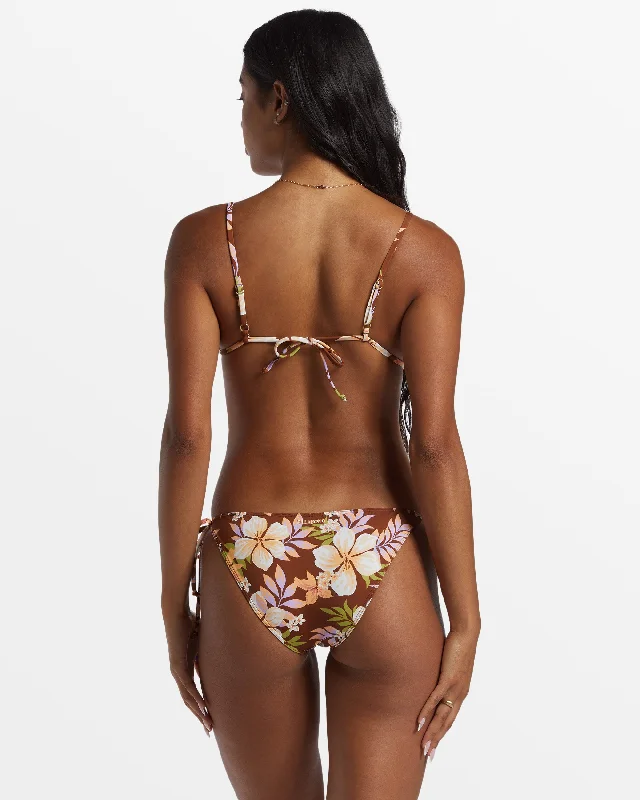 Jungle Bliss Tropic Tie Side Bikini Bottoms - Toasted Coconut Bikini with mesh sides, Sexy, Trendy, Chic Jungle Bliss Tropic Tie Side Bikini Bottoms - Toasted Coconut Bikini with mesh sides, Sexy, Trendy, Chic