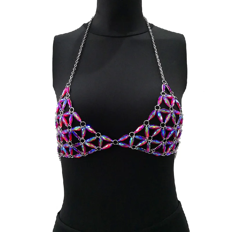 NOVANCE YX924 Charming Diamond-studded Body Chain Bikini lingeri sexy fishnet underwear accessories party wear gowns for women Halter top bikini set, Sexy, Trendy, Comfortable NOVANCE YX924 Charming Diamond-studded Body Chain Bikini lingeri sexy fishnet underwear accessories party wear gowns for women Halter top bikini set, Sexy, Trendy, Comfortable