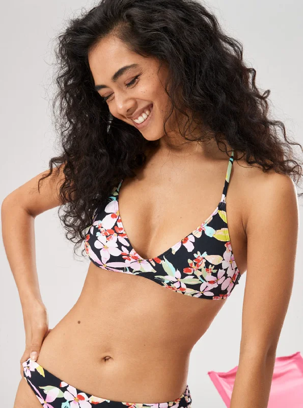 Printed Beach Classics Athletic Triangle Bikini Top - Anthracite New Life Strapless bikini, Sexy, Comfortable, Sunbathing Printed Beach Classics Athletic Triangle Bikini Top - Anthracite New Life Strapless bikini, Sexy, Comfortable, Sunbathing