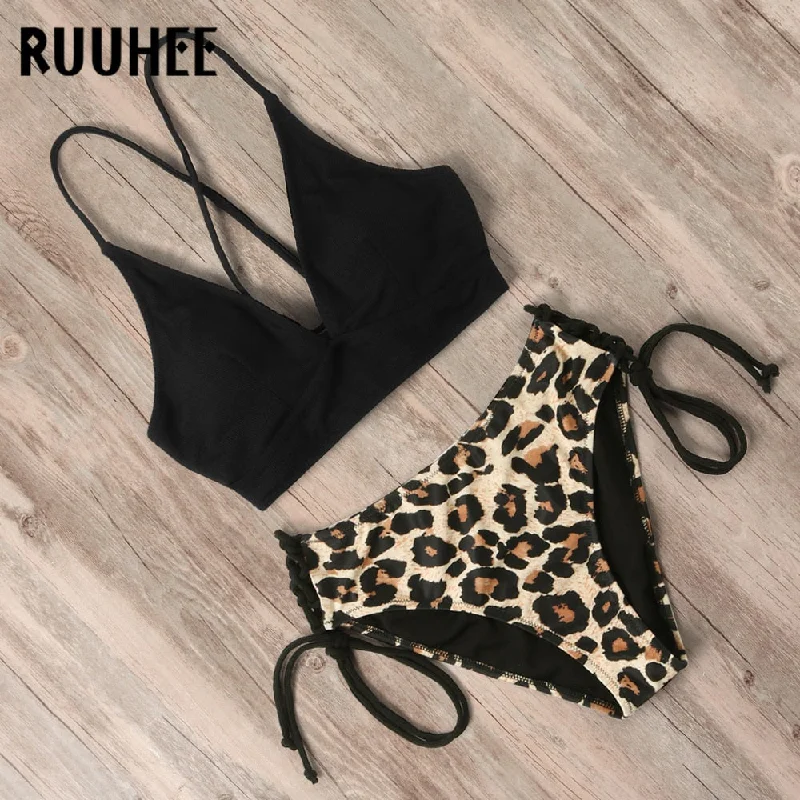 Women's Push-up Lace-up Backless Bikini Set in Multiple Prints Bikini with fringe details, Trendy, Fun, Sexy Women's Push-up Lace-up Backless Bikini Set in Multiple Prints Bikini with fringe details, Trendy, Fun, Sexy