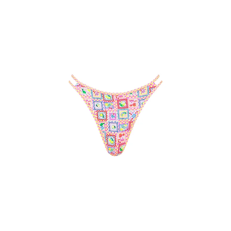 Twin Strap Cheeky Bikini Bottom - Citron Coast Wraparound bikini, Trendy, Sexy, Beachwear Twin Strap Cheeky Bikini Bottom - Citron Coast Wraparound bikini, Trendy, Sexy, Beachwear