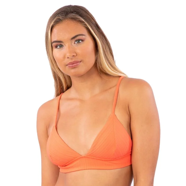 Premium Surf Fixed Tri Bikini Top Solid color bikini, Sleek, Minimalist, Trendy