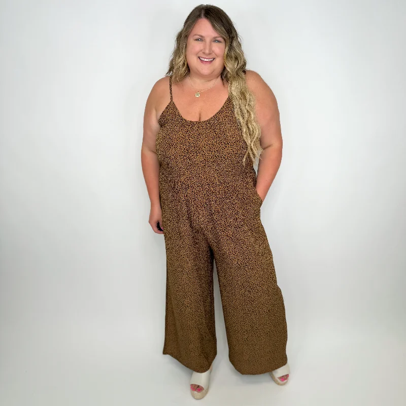 Feeling Flirty Leopard Jumpsuit Cropped jumpsuit, Summer style, Trendy, Comfortable