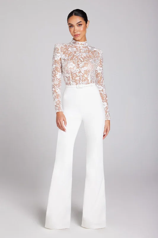 Joanna White Jumpsuit Print jumpsuit, Bold patterns, Trendy, Casual