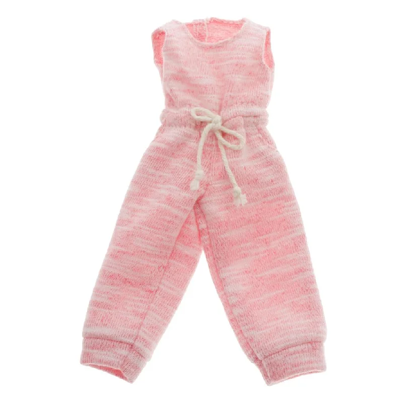 Maxbell Knitted Jumpsuit Rompers for 1:6 Blythe BJD Doll Clothes For Blythe Pink Buttoned jumpsuit, Casual, Comfortable, Trendy Maxbell Knitted Jumpsuit Rompers for 1:6 Blythe BJD Doll Clothes For Blythe Pink Buttoned jumpsuit, Casual, Comfortable, Trendy