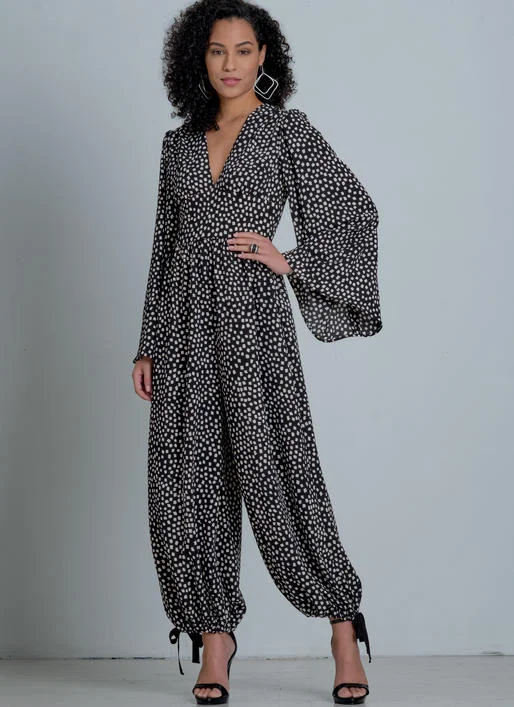 McCalls Romper and Jumpsuit M8009 Bold color jumpsuit, Vibrant, Trendy, Fashionable