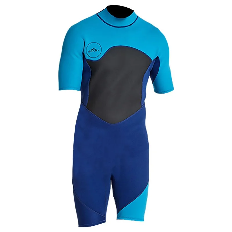 Maxbell Mens 2mm Shorty Wetsuit Diving Snorkeling Surfing Scuba Dive Suit Jumpsuit Blue L Luxe jumpsuit, Fashionable, Elegant, Chic Maxbell Mens 2mm Shorty Wetsuit Diving Snorkeling Surfing Scuba Dive Suit Jumpsuit Blue L Luxe jumpsuit, Fashionable, Elegant, Chic