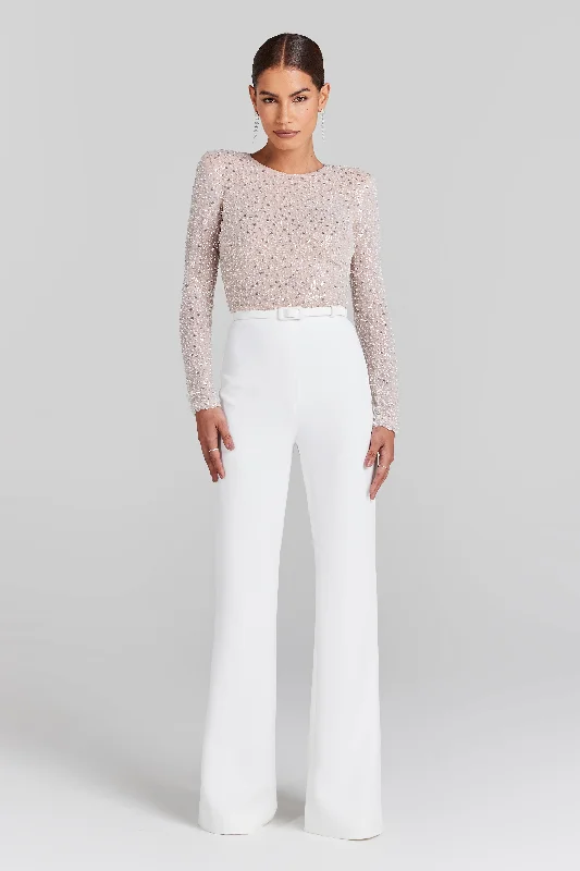 Misha White Jumpsuit A-line jumpsuit, Flattering cut, Comfortable, Stylish