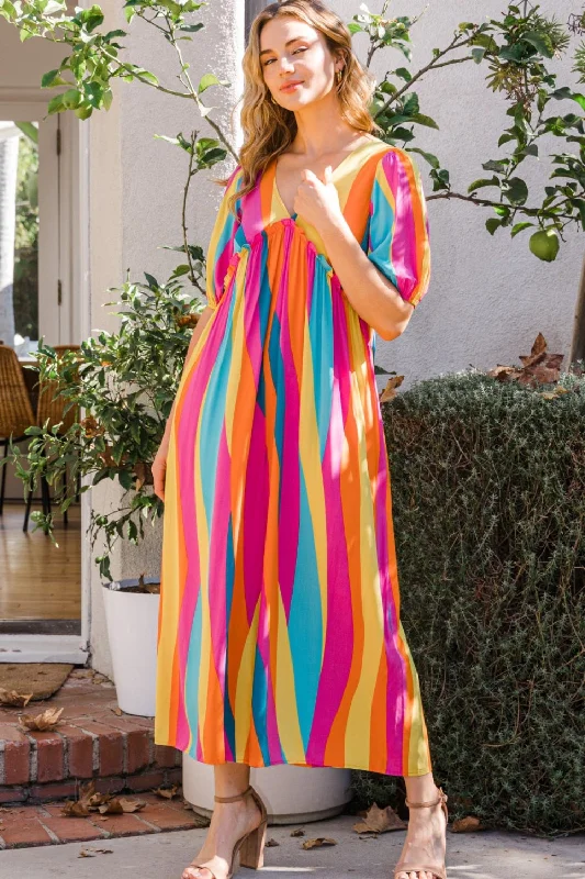 Oddi Striped Puff Sleeve Wide Leg Jumpsuit Summer jumpsuit, Light fabric, Comfortable, Fashionable Oddi Striped Puff Sleeve Wide Leg Jumpsuit Summer jumpsuit, Light fabric, Comfortable, Fashionable