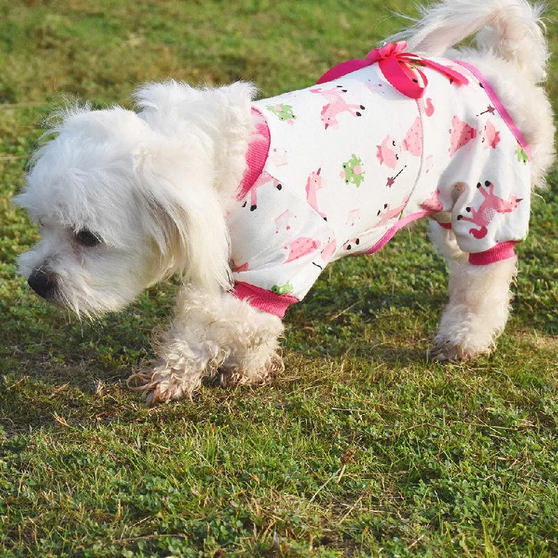 Maxbell Maxbell Pet Dog Puppy Cotton Clothes Soft Pajamas Cartoon Jumpsuit Apparel Pink L Minimalist jumpsuit, Sleek, Fashionable, Comfortable Maxbell Maxbell Pet Dog Puppy Cotton Clothes Soft Pajamas Cartoon Jumpsuit Apparel Pink L Minimalist jumpsuit, Sleek, Fashionable, Comfortable