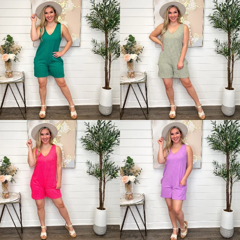 Right Underway Ribbed Avery Mae Romper - 4 colors! Sexy deep V jumpsuit, Trendy, Party wear, Elegant Right Underway Ribbed Avery Mae Romper - 4 colors! Sexy deep V jumpsuit, Trendy, Party wear, Elegant