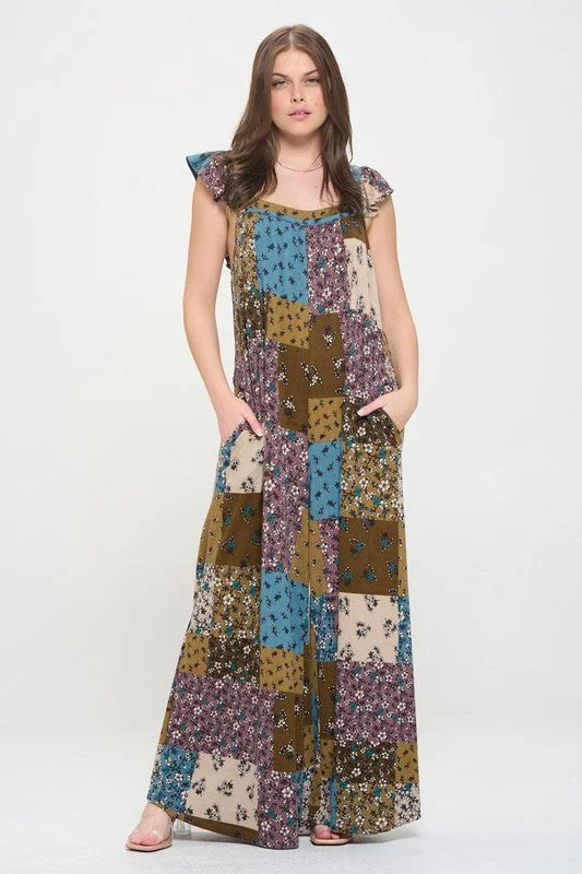 RUFFLE KNIT MAXI JUMPSUIT KRJ8050 Lace jumpsuit, Elegant, Feminine, Chic