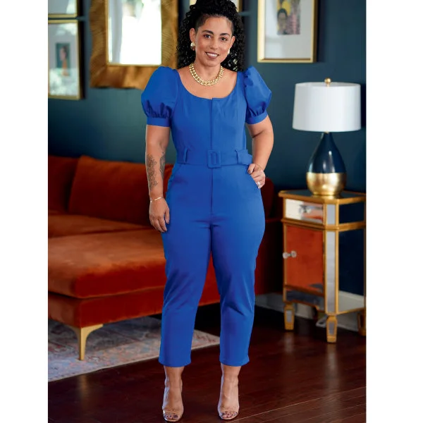 Simplicity Jumpsuit S9234 Striped wide leg jumpsuit, Relaxed fit, Comfortable, Fashionable Simplicity Jumpsuit S9234 Striped wide leg jumpsuit, Relaxed fit, Comfortable, Fashionable