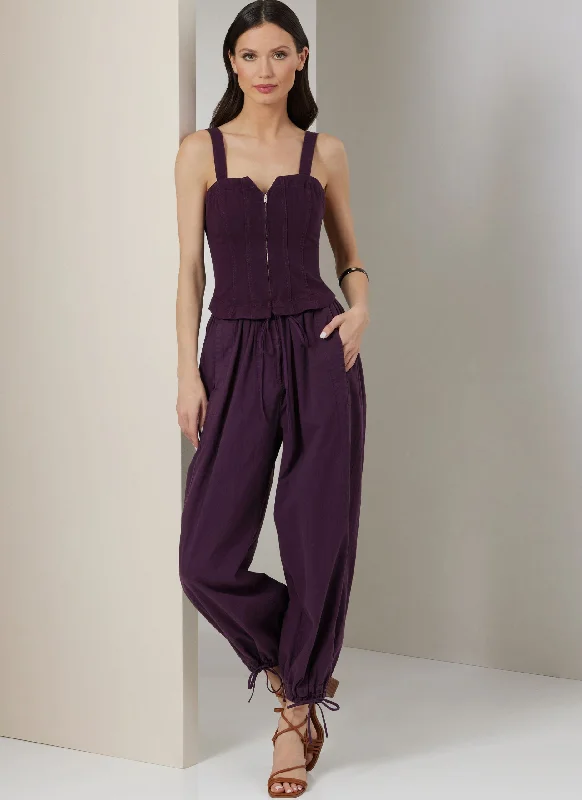 Vogue Jumpsuit V2035 Sleeveless jumpsuit, Elegant, Fashionable, Comfortable