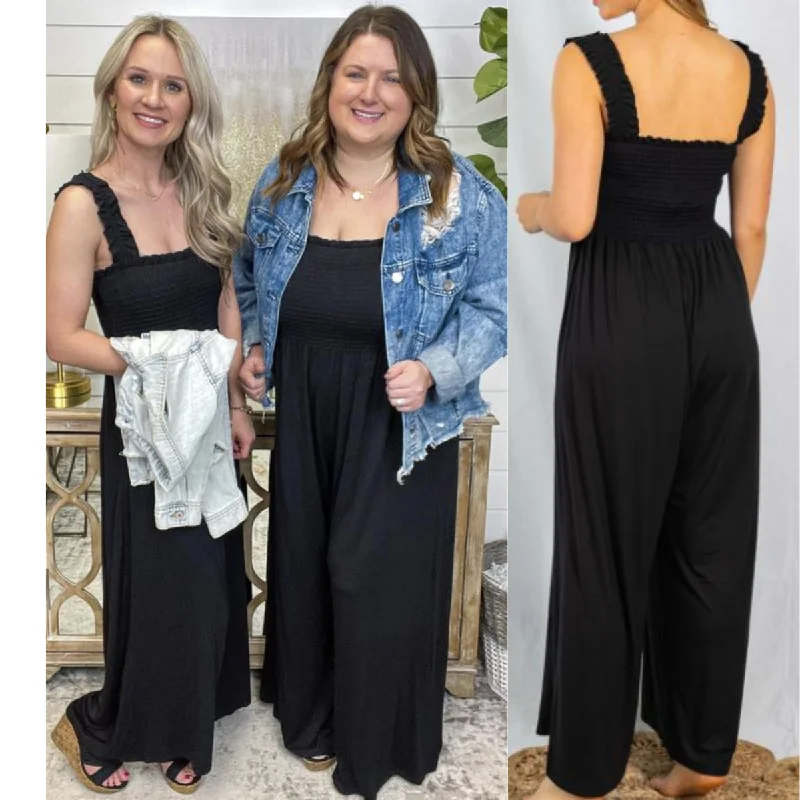 White Birch Warming Up Rayon Blend Black Jumpsuit Halter neck jumpsuit, Sexy, Summer vibes, Trendy White Birch Warming Up Rayon Blend Black Jumpsuit Halter neck jumpsuit, Sexy, Summer vibes, Trendy