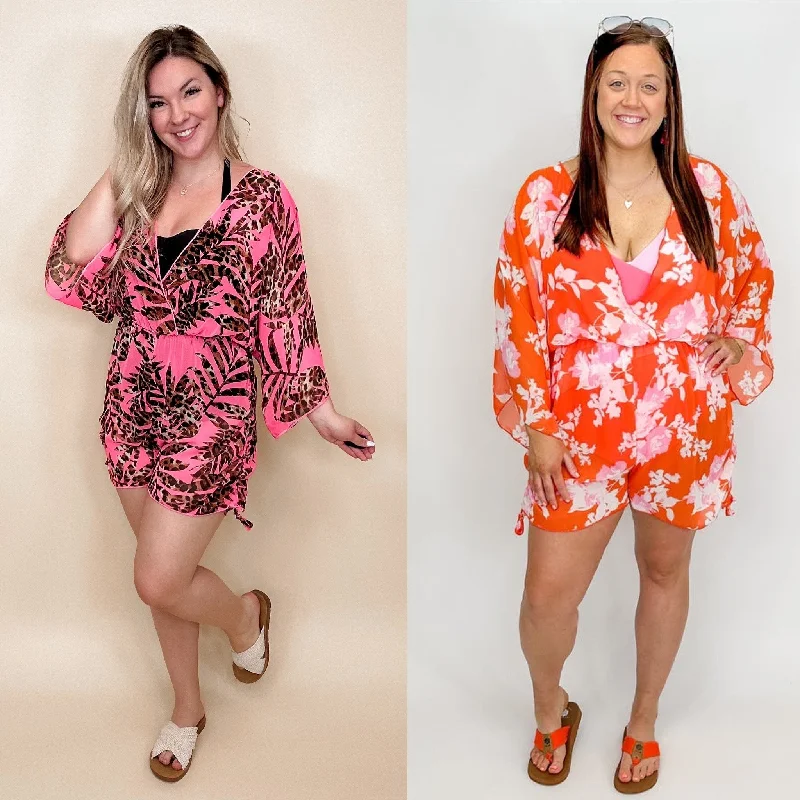 White Birch Sitting Seaside Long Sleeve Cover Up Romper - 2 colors! Belted jumpsuit, Fashionable, Comfortable, Casual White Birch Sitting Seaside Long Sleeve Cover Up Romper - 2 colors! Belted jumpsuit, Fashionable, Comfortable, Casual